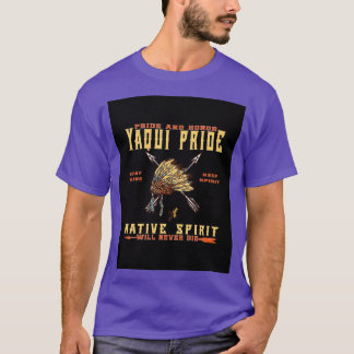 Inheemse Amerikaanse YAQUI-trots en eerbetoon Graf T-shirt
