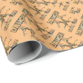 Inheemse Amerikanen Kokopelli - Dance Your Life 1 Cadeaupapier (Rol Hoek)