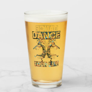 Inheemse Amerikanen Kokopelli - Dance Your Life 1 Glas