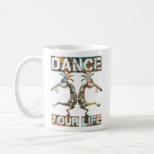 Inheemse Amerikanen Kokopelli - Dance Your Life 1 Koffiemok
