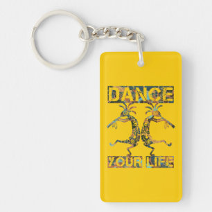 Inheemse Amerikanen Kokopelli - Dance Your Life 1 Sleutelhanger