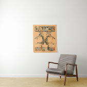 Inheemse Amerikanen Kokopelli - Dance Your Life 1 Wandkleed (In situ)