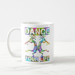 Inheemse Amerikanen Kokopelli - Dance Your Life 2 Koffiemok