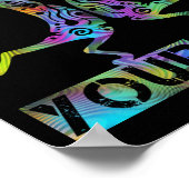 Inheemse Amerikanen Kokopelli - Dance Your Life 2 Poster (Hoek)