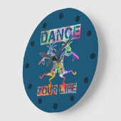 Inheemse Amerikanen Kokopelli - Dance Your Life 3 Grote Klok (Hoek)