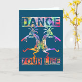 Inheemse Amerikanen Kokopelli - Dance Your Life 3 Kaart (Gele Bloem)
