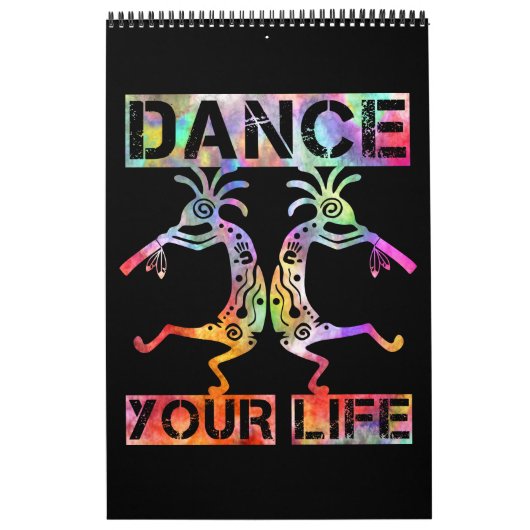 Inheemse Amerikanen Kokopelli - Dance Your Life 3 Kalender (Hoes)