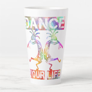 Inheemse Amerikanen Kokopelli - Dance Your Life 3 Latte Mok