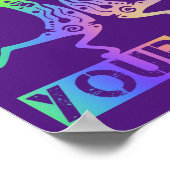 Inheemse Amerikanen Kokopelli - Dance Your Life 4 Poster (Hoek)