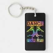 Inheemse Amerikanen Kokopelli - Dance Your Life 4 Sleutelhanger (Voorkant)