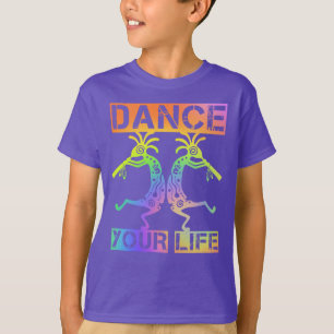 Inheemse Amerikanen Kokopelli - Dance Your Life 4 T-shirt