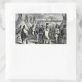 Inheemse Amerikanen Rechthoekige Sticker (Tas)