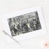 Inheemse Amerikanen Rechthoekige Sticker (Envelop)