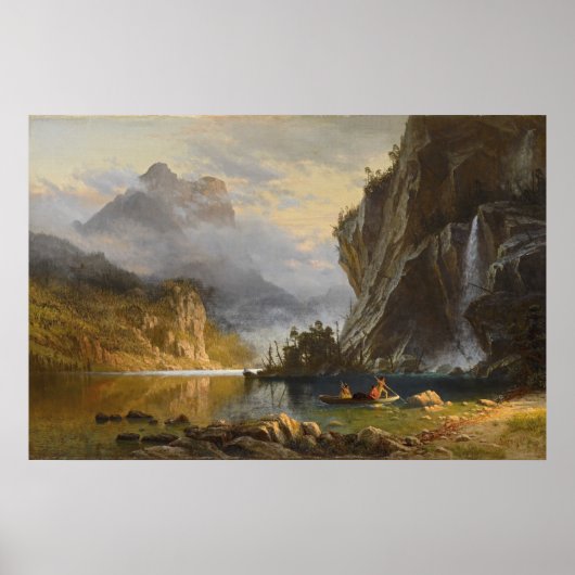 Inheemse Amerikanen Spear Gevist Poster (Voorkant)