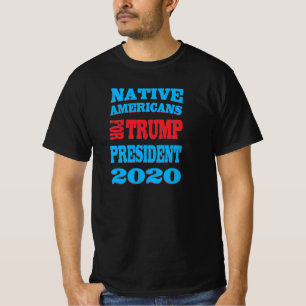 Inheemse Amerikanen voor trottoir president 2020 t T-shirt