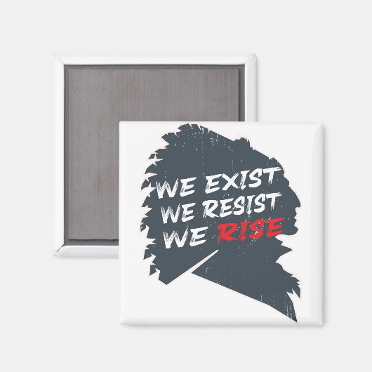Inheemse Amerikanen - we bestaan en we verzetten o Magneet (Voorkant / Achterkant)