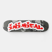 Inheemse Arctische Camo Persoonlijk Skateboard (Horizontaal)