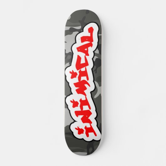 Inheemse Arctische Camo Persoonlijk Skateboard (Voorkant)