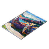 Inheemse Canadese Emily Carr Painting War Canoes Notitieboek (Linkerzijde)