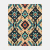 Inheemse Cherokee Nation Fleece Deken (Voorkant)