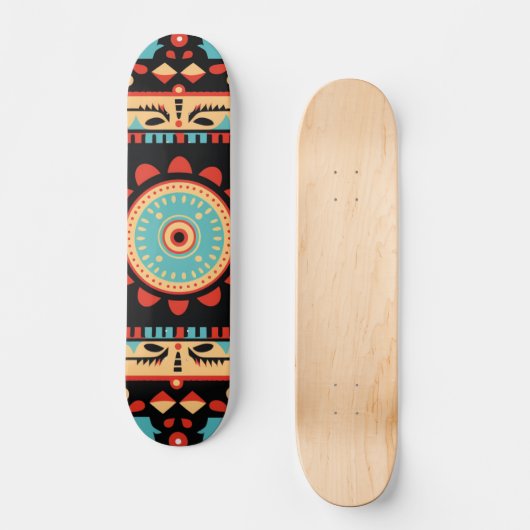 Inheemse Cherokee Nation Persoonlijk Skateboard (Voorkant)