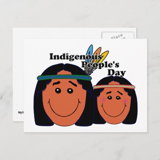 Inheemse Dag van de Mensen Briefkaart (Voorkant / Achterkant)