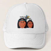 Inheemse Dag van de Mensen Trucker Pet (Voorkant)