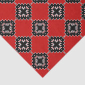 Inheemse etnische patronen tissuepapier (Detail)