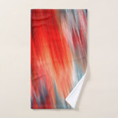 Inheemse Fire Turquoise en rood Bad Handdoek (Handdoek)