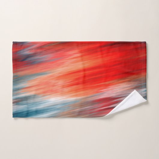 Inheemse Fire Turquoise en rood Bad Handdoek (Handdoek)