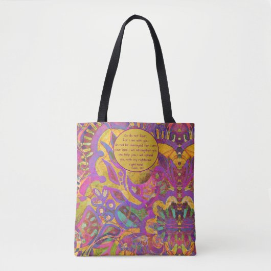Inheemse flora (geen angst) tote bag (Voorkant)