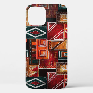 Inheemse folk, grunge sierachtergrond. Case-Mate iPhone case