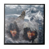 Inheemse Geest in Alaska Tegeltje (Voorkant)