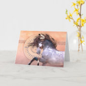 Inheemse geest in briefkaart (Gele Bloem)