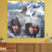 Inheemse Geest van Alaska Canvas Afdruk (Insitu (Woonkamer))