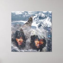 Inheemse Geest van Alaska Canvas Afdruk