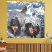 Inheemse Geest van Alaska Canvas Afdruk (Insitu (Woonkamer))