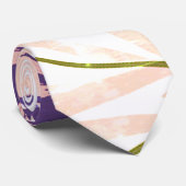 Inheemse goudbossen bloemen stropdas (Opgerold)