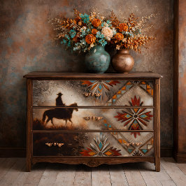 Inheemse Grens Decoupage Tissuepapier