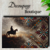 Inheemse Grens Decoupage Tissuepapier