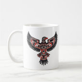 Inheemse Haida in het noordwesten van de Stille Oc Koffiemok (Links)