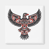 Inheemse Haida in het noordwesten van de Stille Oc Magneet (Voorkant)