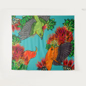 inheemse hawaiitische vogel wandkleed (Voorkant (horizontaal))