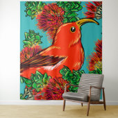 inheemse hawaiitische vogel wandkleed (In situ)