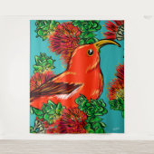 inheemse hawaiitische vogel wandkleed (Voorkant)