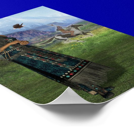 Inheemse herinneringen poster (Hoek)