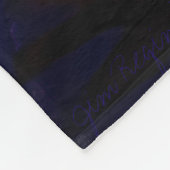 Inheemse "Hunkpapa-hoofdman" originele kunst Fleece Deken (Hoek)