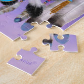 Inheemse Indiaanse Wolf Geest Legpuzzel (Zijkant)