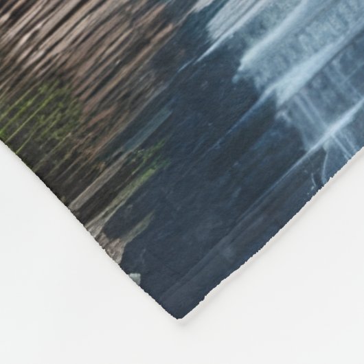 Inheemse Indianen en wolven delen maanlicht Fleece Deken (Hoek)