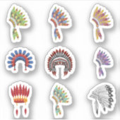 Inheemse Indiase Stickers (Voorkant)